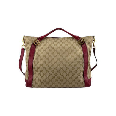 Gucci GG Canvas Miss GG Convertible Handle Bag