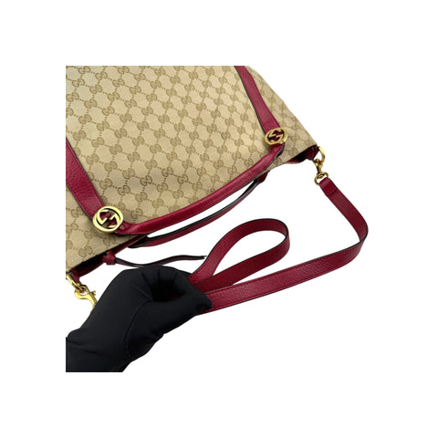 Gucci GG Canvas Miss GG Convertible Handle Bag