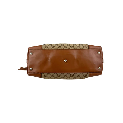Gucci Brown GG Canvas Boston Shoulder Bag