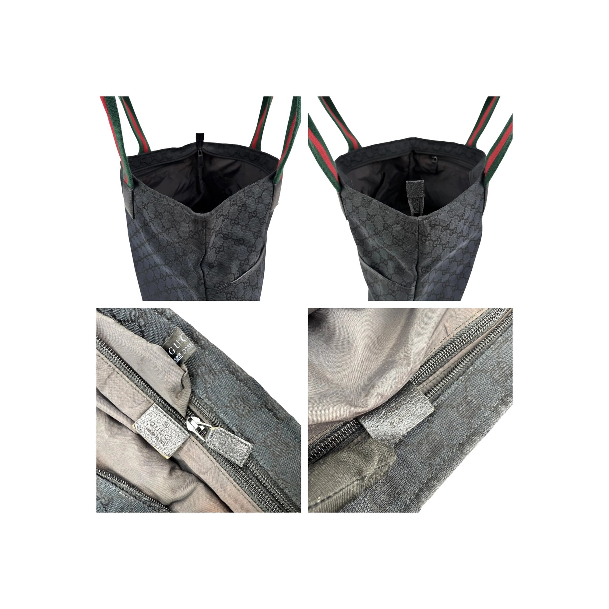 Gucci GG Canvas Web Tote Bag