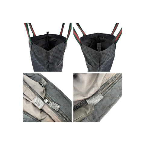 Gucci GG Canvas Web Tote Bag
