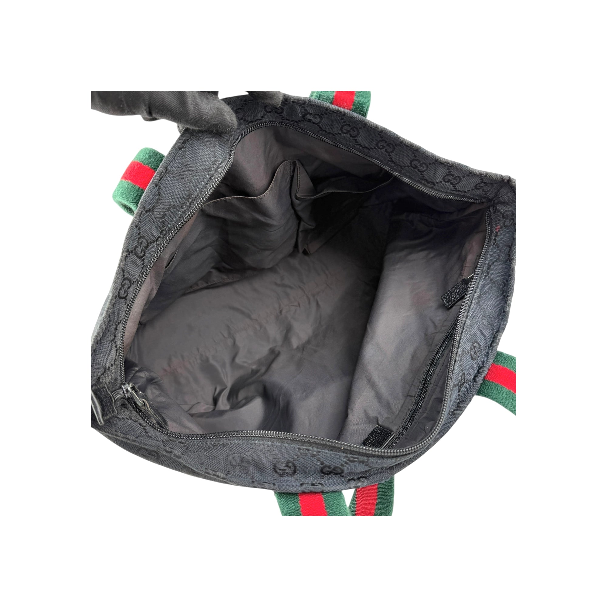 Gucci GG Canvas Web Tote Bag