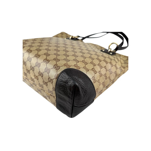 Gucci GG Crystal PVC Leather Tote Bag