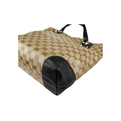 Gucci GG Crystal PVC Leather Tote Bag