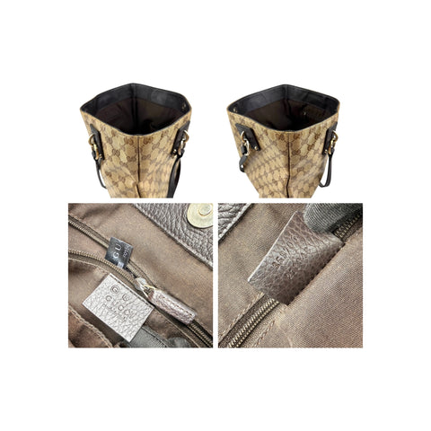 Gucci GG Crystal PVC Leather Tote Bag