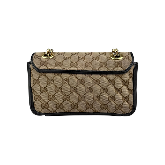 Gucci GG Marmont Small Canvas Shoulder Bag