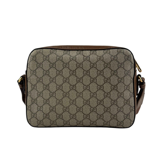 Gucci GG Supreme Messenger Brown Bag