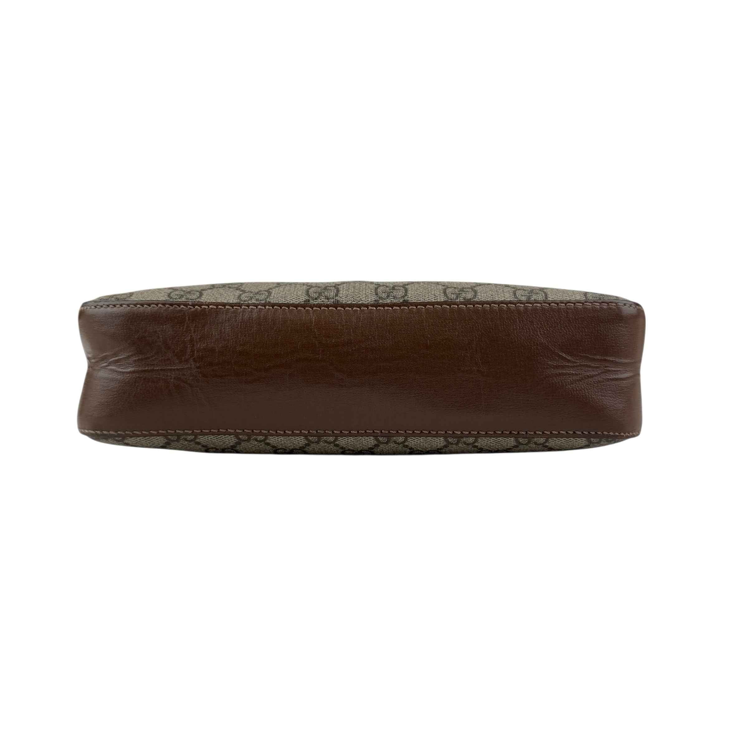 Gucci GG Supreme Messenger Brown Bag