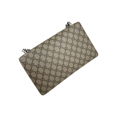 Gucci GG Supreme Red Suede Dionysus Shoulder Bag