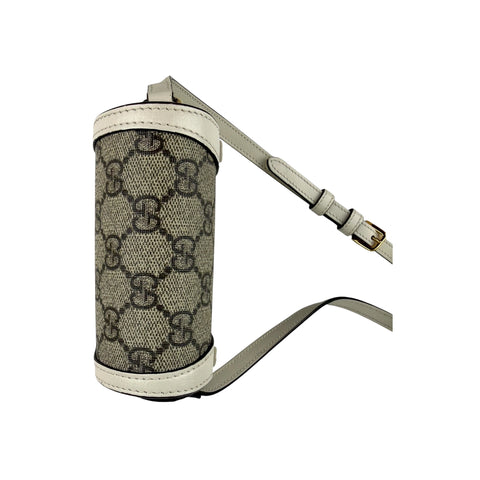 Gucci Horsebit 1955 Mini Bag Phone Bag Beige and White