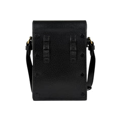 Gucci Black Leather Horsebit 1955 Vertical Mini Shoulder Crossbody Bag