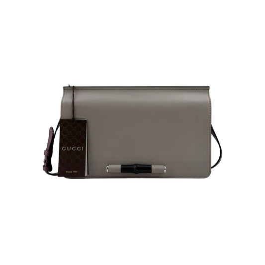 Gucci Leather Lady Bamboo Shoulder Bag