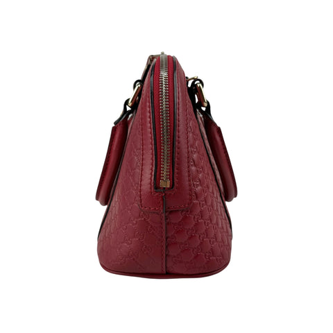 Gucci Leather Mini GG Guccissima Dome Satchel Crossbody Shoulder