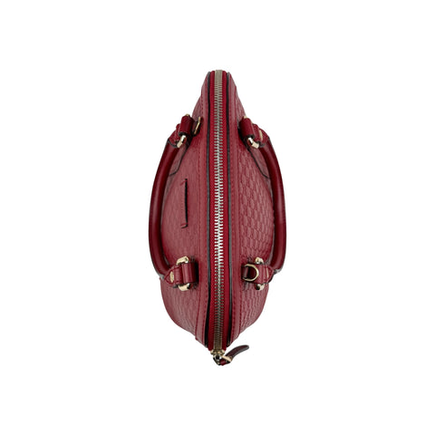 Gucci Leather Mini GG Guccissima Dome Satchel Crossbody Shoulder