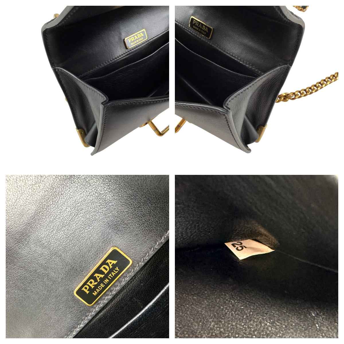 Prada City Calf And Saffiano Leather Cahier Crossbody Bag