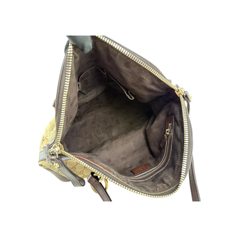 Gucci Medium GG Canvas Charm Dome Satchel