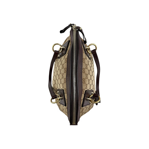 Gucci Medium GG Canvas Charm Dome Satchel