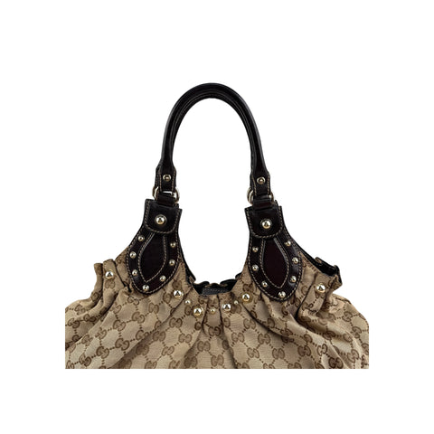 Gucci Monogram Pelham Hobo Shoulder Bag