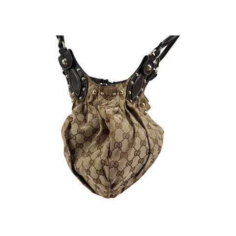 Gucci Monogram Pelham Hobo Shoulder Bag
