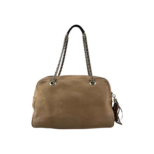 Gucci Nubuck Leather Soho Chain Shoulder Bag