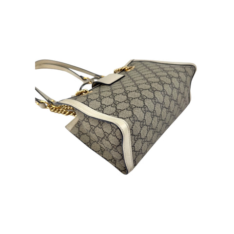 Gucci Padlock Chain Tote GG Coated Canvas