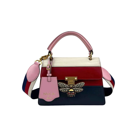 Gucci Queen Margaret Multicolor Leather Top Handle Bag