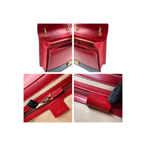Gucci Queen Margaret Multicolor Leather Top Handle Bag