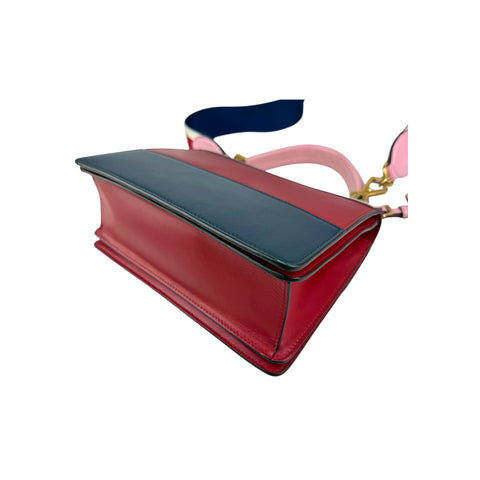 Gucci Queen Margaret Multicolor Leather Top Handle Bag