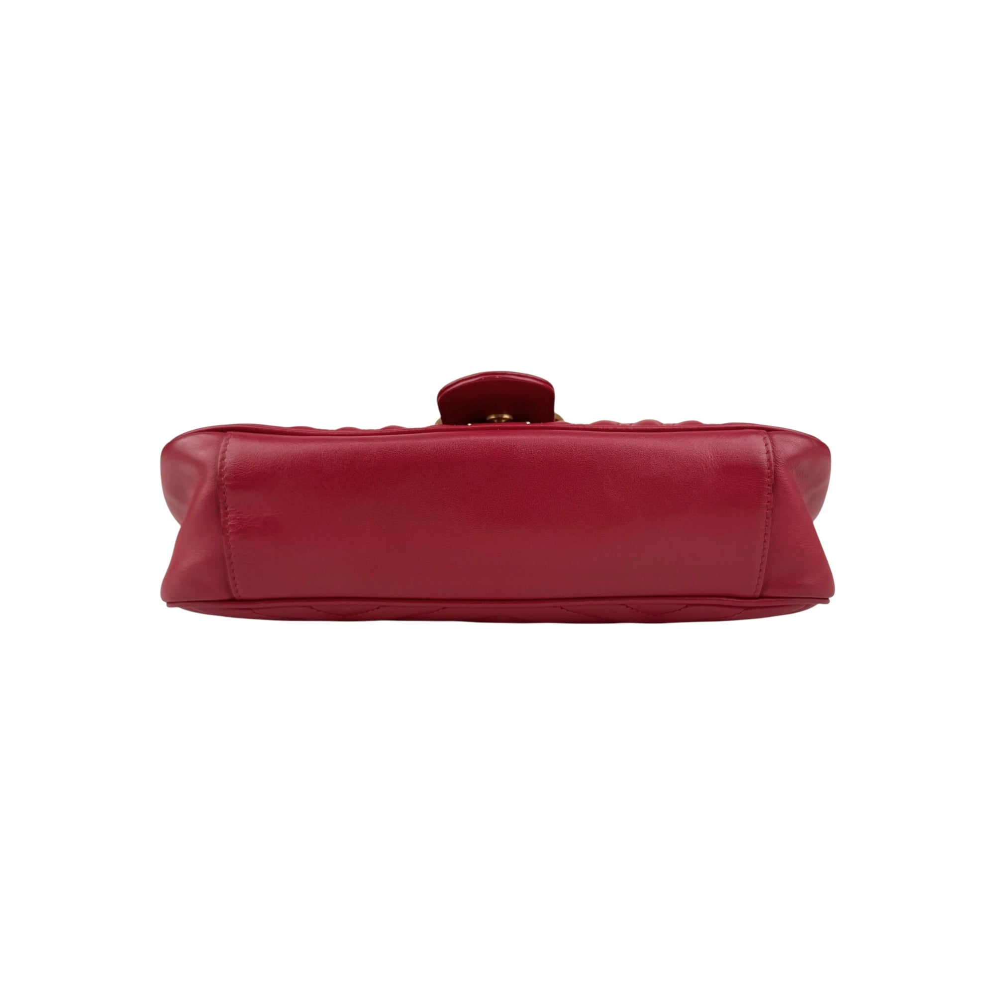 Gucci Red GG Marmont Matelasse Crossbody Bag