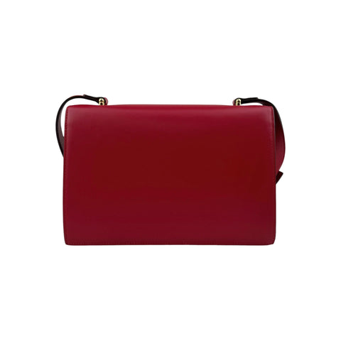 Gucci Red Smooth Calfskin Leather Zumi Shoulder Bag