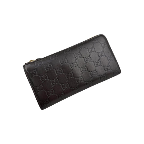 Gucci Signature GG Zip around large wallet
