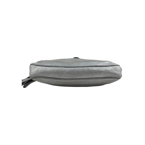 Gucci Silver GG Leather New Jackie Hobo