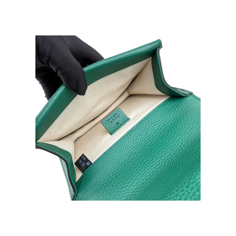 Gucci Small Dionysus Green  Leather Shoulder Bag