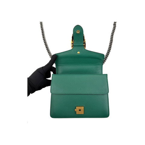 Gucci Small Dionysus Green  Leather Shoulder Bag
