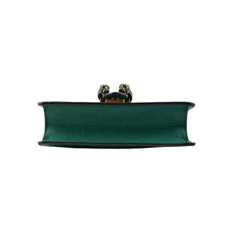 Gucci Small Dionysus Green  Leather Shoulder Bag