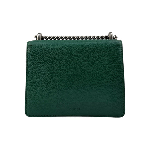Gucci Small Dionysus Green  Leather Shoulder Bag