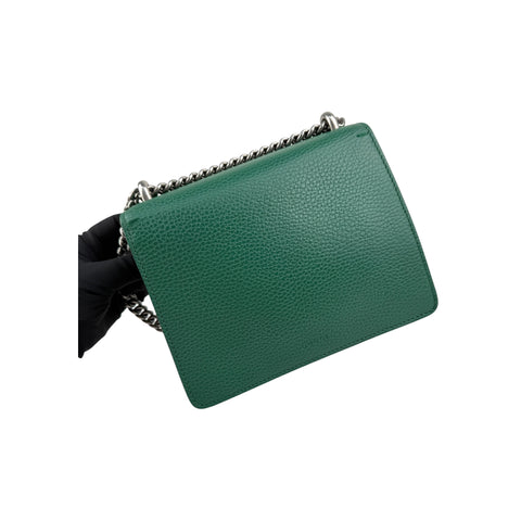 Gucci Small Dionysus Green  Leather Shoulder Bag