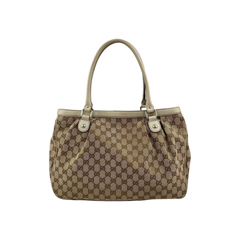 Gucci Sukey Beige Cloth Handbag