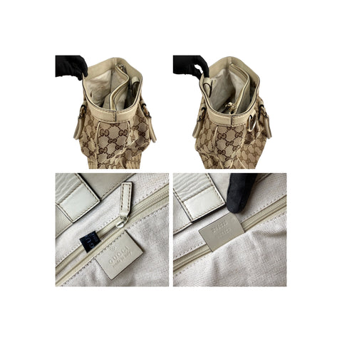 Gucci Sukey Beige Cloth Handbag
