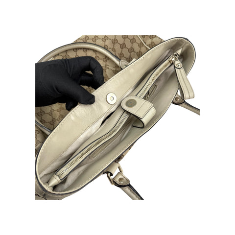 Gucci Sukey Beige Cloth Handbag