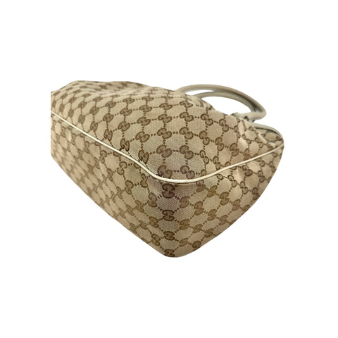 Gucci Sukey Beige Cloth Handbag