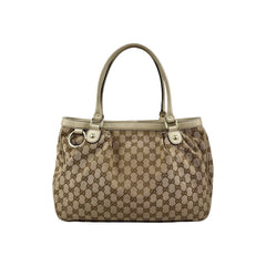 Gucci Sukey Beige Cloth Handbag