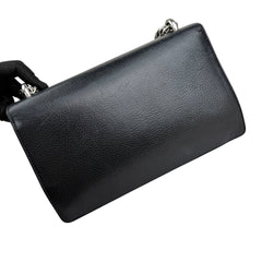 gucci black grained leather medium dionysus shoulder bag left back 45