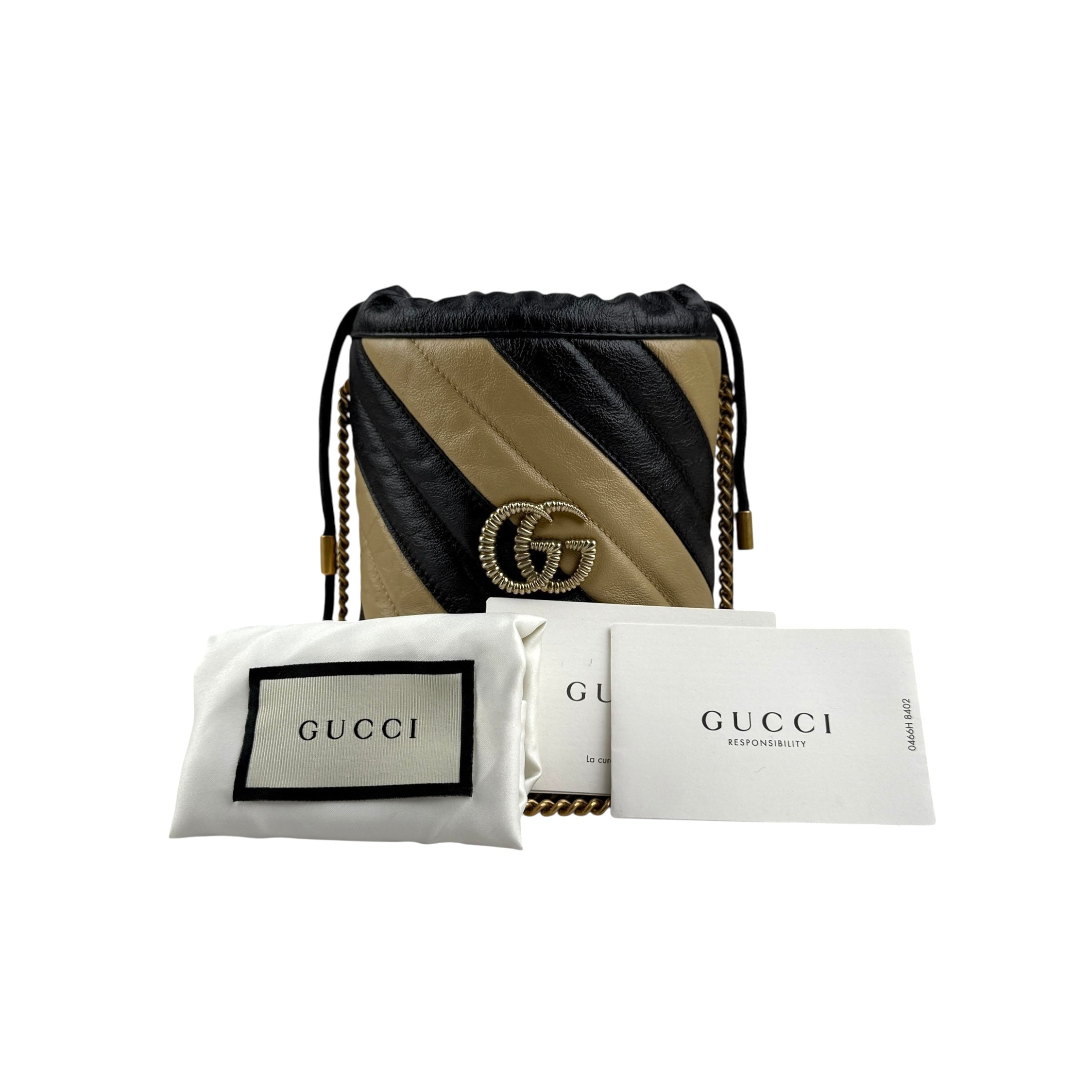 gucci gg marmont mini bucket bag accessory