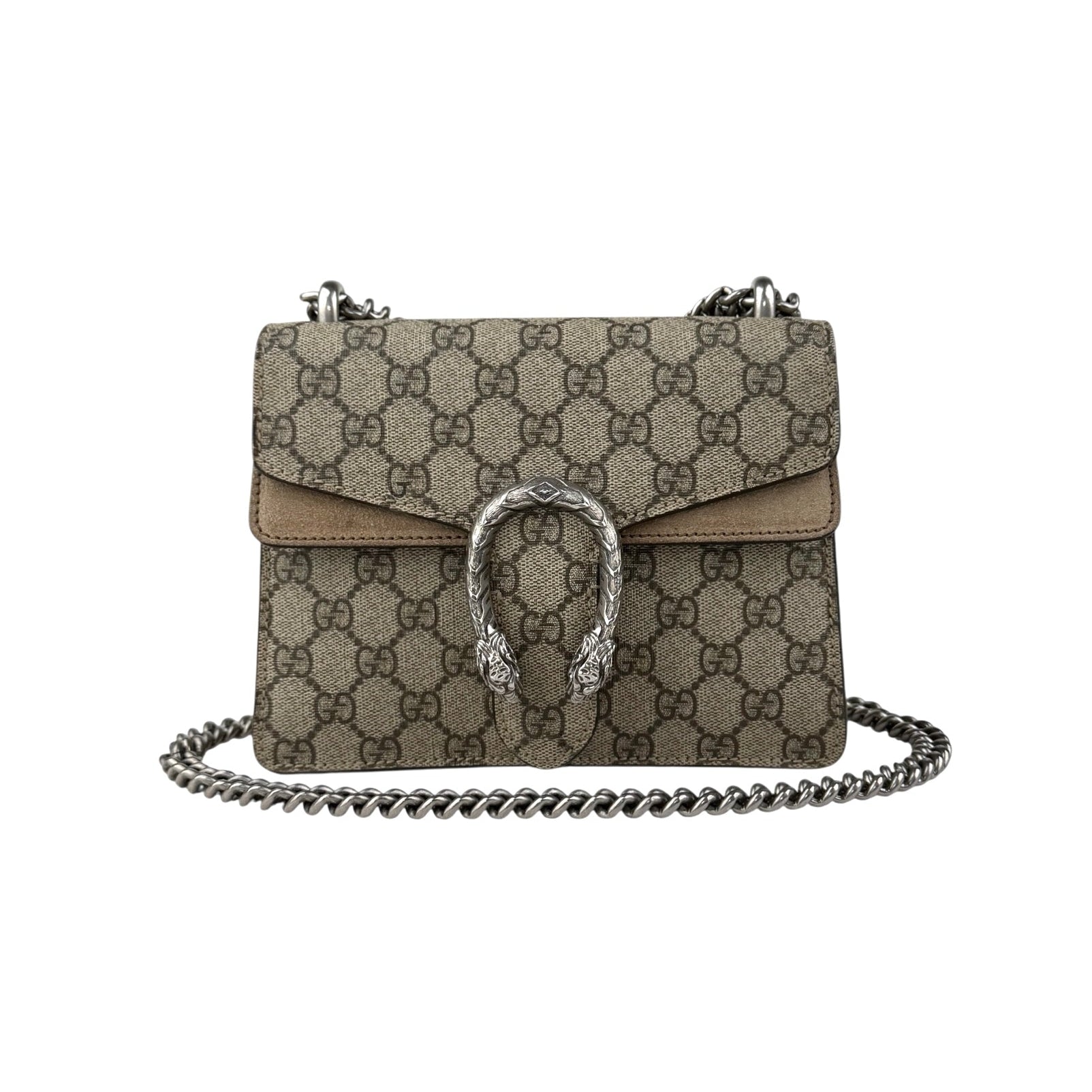 gucci gg supreme dionysus super mini bag front