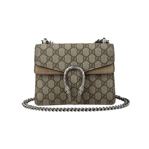 gucci gg supreme dionysus super mini bag front