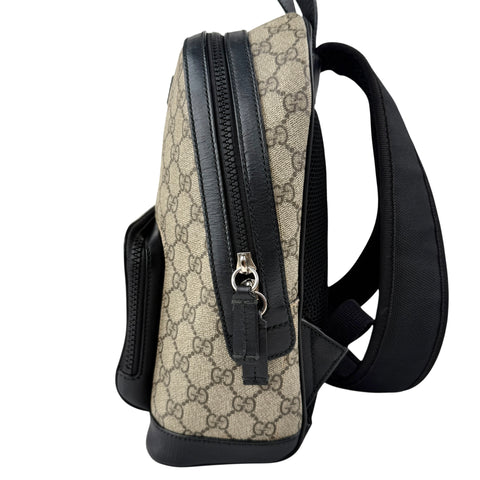 gucci junior gg supreme backpack beige left