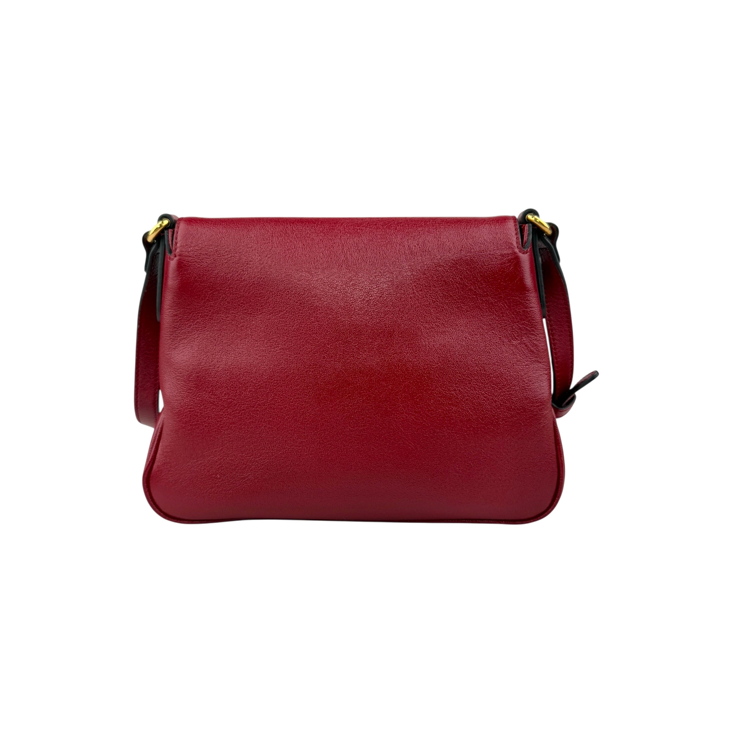 gucci red gg dahlia messenger bag back