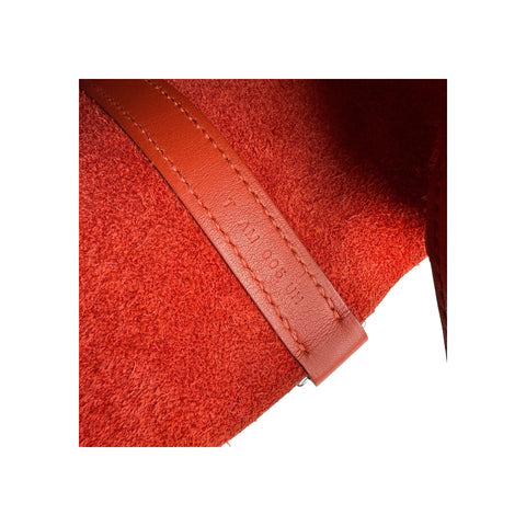 Hermes 18cm Bi-Color Rouge H/Brique Clemence Leather Picotin Lock Bag