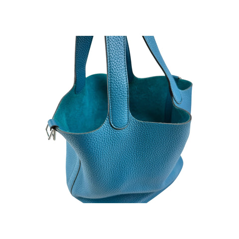 Hermes 22 Colvert Clemence Leather Picotin Lock Bag